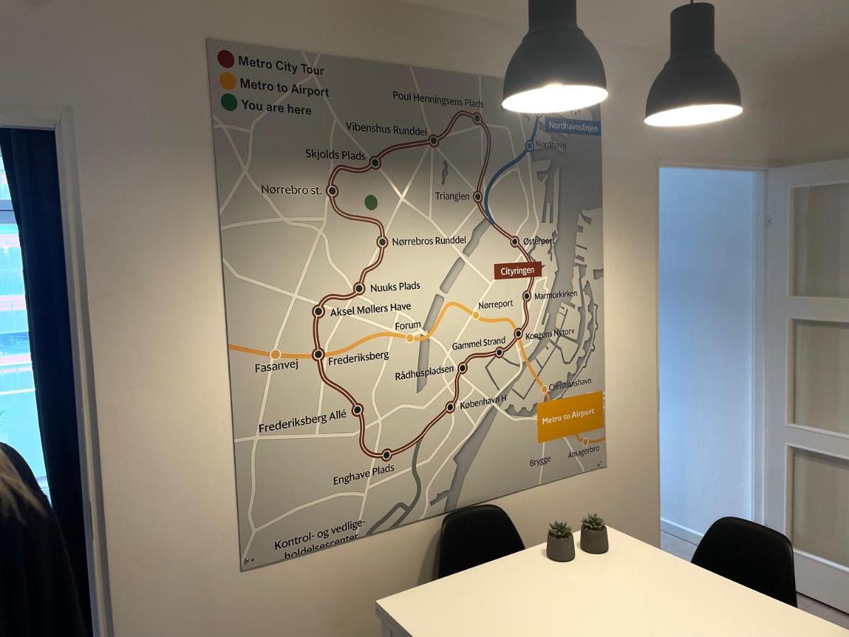 Central Copenhagen Apt With Balcony, Free Parking W Elevator Zewnętrze zdjęcie